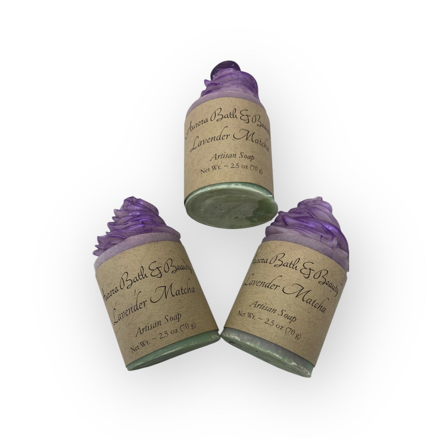 Lavender Matcha Drink Inspired Soap